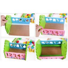 Horloge en Bois Jouets Montessori au meilleur prix au Maroc