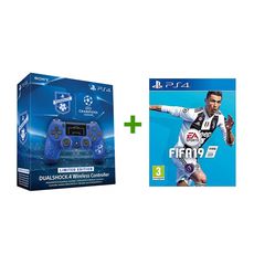 PACK SONY FIFA 19 VERSION STANDARD ARABE ANGLAIS MANETTE DE PS4 CHAMPIONS LEAGUE au meilleur prix au Maroc