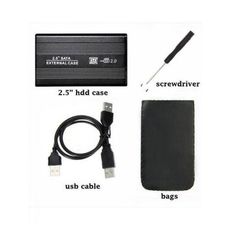 Boitier de Disque Dur 2.5 Pouces SATA vers USB 2.0 HDD au meilleur prix au Maroc