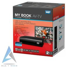 My Book AV-TV Disque dur 2 To externe de bureau 3,5" USB 3.0/USB 2.0 au meilleur prix au Maroc