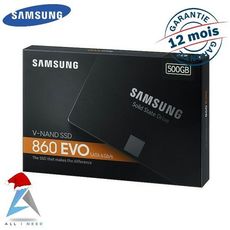 Disque dur SSD EVO 860  500 Go/Gb 2.5" Série ATA III,6 Gbit/s 550 Mo/s au meilleur prix au Maroc