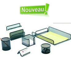 Ensemble Bureau 6Pcs Métal - Noir au meilleur prix au Maroc