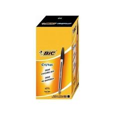 Pack de 50 stylos à Bille Classiques - Noir au meilleur prix au Maroc