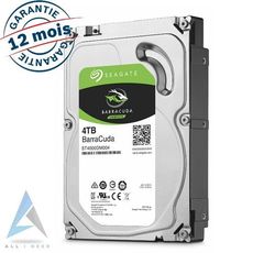 Disque dur interne ‒ HDD ‒ 4 To BarraCuda 3,5" ( ST4000DM004 ) - 1 an Garantie au meilleur prix au Maroc
