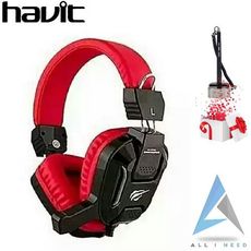Casque Original Gamer avec Microphone, Lumière rouge et connecteur Jack double + Port USB - H2168D + Stylo Gratuit pour bureau ou voiture au meilleur prix au Maroc