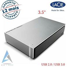 Disque dur externe 4 To en aluminium 3.5" ( Type-C, USB 2.0 , USB 3.0 ) au meilleur prix au Maroc