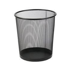 Corbeille métal à papier noir au meilleur prix au Maroc