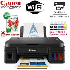 CANON PIXMA G3411 MULTIFONCTION 3EN1 PLUS WIFI RESERVOIRS INTEGRES PLUS JEU DE BOUTEILLES INCLUS au meilleur prix au Maroc