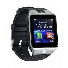 Smart Montre connectée Bluetooth & écran tactile & carte SIM - Gris au meilleur prix au Maroc