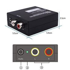 Coaxial ou toslink convertisseur audio numérique / analogique au meilleur prix au Maroc