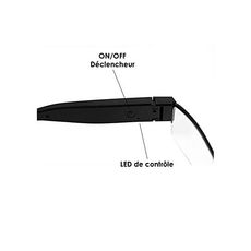 Lunette Camera Espion V13 FULL HD 1080P au meilleur prix au Maroc