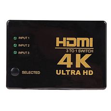 Switch HDMI 4K ULTRA HD 3 ports au meilleur prix au Maroc