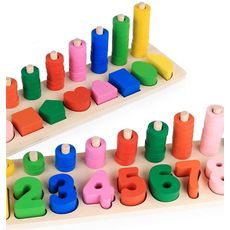 Jouets en bois numérique forme logarithmique au meilleur prix au Maroc