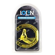 Auto Access Sticker autocollant cheval Chromé Dorée Loen au meilleur prix au Maroc