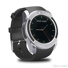 Smart V8 Montre Connectée Bluetooth Camera Gris au meilleur prix au Maroc