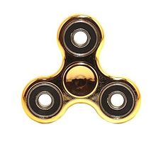 Hand Spinner Fidget Spinner Chromé - Or-Jaune au meilleur prix au Maroc