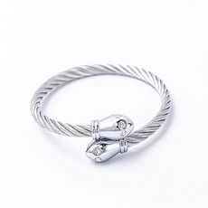 Rêve diamant Bracelet Serpent en Acier Inoxydable - Argenté + Boite Cadeau au meilleur prix au Maroc