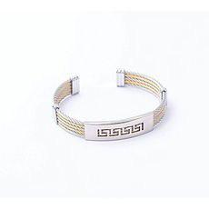 Rêve diamant Bracelet Dafni 100% Acier Argenté-Doré + Boite cadeau au meilleur prix au Maroc