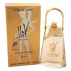 UDV Ulric de Varens Gold Issime Eau de Parfum pour femme 75 ml au meilleur prix au Maroc