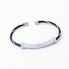 Rêve diamant Bracelet JH 100% en Acier Noir-Argenté + Boite Cadeau au meilleur prix au Maroc