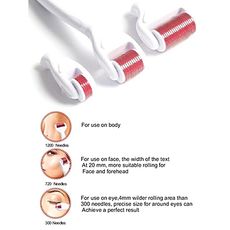 Derma Reller System Avec Des Aiguilles De Titanium 4 in 1 au meilleur prix au Maroc