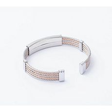 Rêve diamant Bracelet 100% Acier Argent-Bronze + Boite cadeau au meilleur prix au Maroc