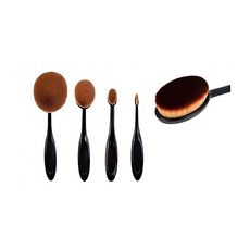 Pack de 5 Pinceaux ovale Maquillage Brosse A Dents Makeup Brush au meilleur prix au Maroc