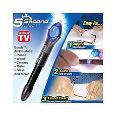 As Seen On TV Stylo 5 Second Fix Bonding Compound De Réparation Avec Lumière UV Et La Colle De Plastique Liquide Super Puissante au meilleur prix au Maroc