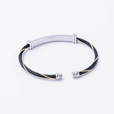 Rêve diamant Bracelet JH 100% en Acier Noir-Argenté + Boite Cadeau au meilleur prix au Maroc