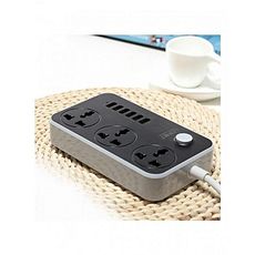 LDNIO Multiprises - 3 Prises de courant 6 Ports USB au meilleur prix au Maroc