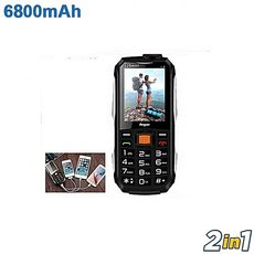 Hope S25 mini Robuste militaire 2in1+ Big Power Bank 6800mAh-2.4"- VGA - Micro Sd -Fm sans fil-Bluetooth au meilleur prix au Maroc