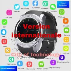 Smart Watch V8 Noir au meilleur prix au Maroc