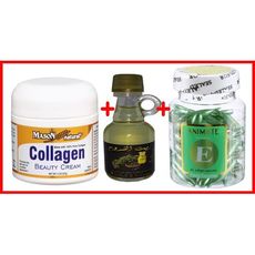 Crème au Collagène Beauté 100% Pure + Huile de ricin pur au meilleur prix au Maroc