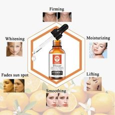 Sérum  vitamine C anti-rides anti-âge acide blanchiment de peau au meilleur prix au Maroc