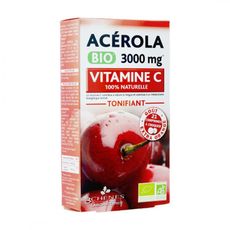 Acérola Vitamine C 3000 Mg 21 Comprimes a Croquer au meilleur prix au Maroc