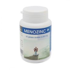 MenoZinc  + 60 gélules Dosées a 250 mg au meilleur prix au Maroc