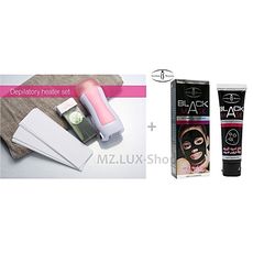 MZ.Lux Chauffe Cire + Cartouche Cire et paquet de 100 papier depilatoire gratuit+Masque Noir carbone pour eliminer l'acne et les points noirs au meilleur prix au Maroc