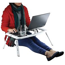 MZ.Lux Table pliable pour PC Portable Reglable avec Ventilateur de Refroidissement Integre au meilleur prix au Maroc
