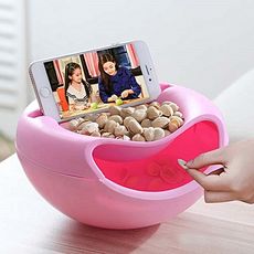 MZ.Lux Bol melon de rangement multifonctionnel avec emplacement pour telephone - Rose au meilleur prix au Maroc
