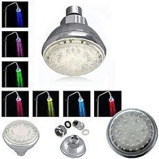 Pomme de douche fixe a DEL multicolore- Changement de couleurs au meilleur prix au Maroc