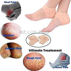 Silicone de talon Anti-fissures pour traiter et Soulager les douleurs au talon des pieds-Reutilisable au meilleur prix au Maroc