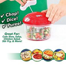 Crank chop Hachoir manuel tres pratique couper, hacher et mettre en puree en quelques secondes - MZ.LUX au meilleur prix au Maroc