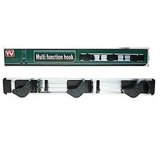 Support mural et organiseur pour balais vadrouilles et autre- 3 supports + 2 crochets - Aluminium / MZ.LUX au meilleur prix au Maroc