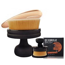 Kit De 12 Pinceaux de qualite + 1 Silisponge Nouvelle Eponge de Maquillage + 1 Brosse O! Cercle pour fond de teint au meilleur prix au Maroc