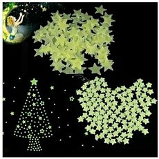 Stickers muraux lumineux 100 etoiles au meilleur prix au Maroc