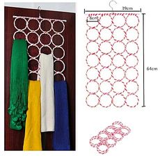 MZ.Lux Pack Cintre Multifonctionnel Pliable pour Foulards & Cravates+Sac ROLL-N-GO pour stocker produits cosmetiques et bijoux au meilleur prix au Maroc