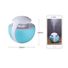 USB Mini veilleuse Humidificateur d'air -Night Elves capacite 450ml - Bleu au meilleur prix au Maroc