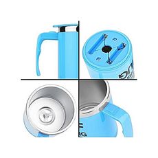 MZ.Lux Mug melange automatique inoxydable pour cafe et the avec couvercle- 400ml au meilleur prix au Maroc