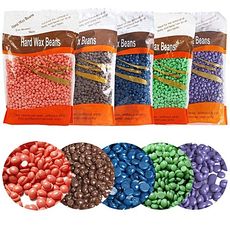 MZ.Lux Pack Cire de film chaud en granules pour l'epilation 500g Aucune Bande Necessaire et 100 Spatule en bois au meilleur prix au Maroc