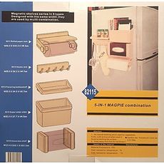 Ensemble de rangement 5-en-1 multifonction magnetique offre la commodite a vos tAches quotidiennes au meilleur prix au Maroc